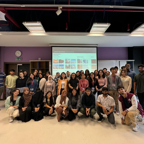 DMU Dubai's Architecture BSc (Hons) students have greatly benefited from a pro-talk featuring Ms Jide Sleiman Haidar, an Associate Urban Designer at KEO. The theme featured sustainability in 